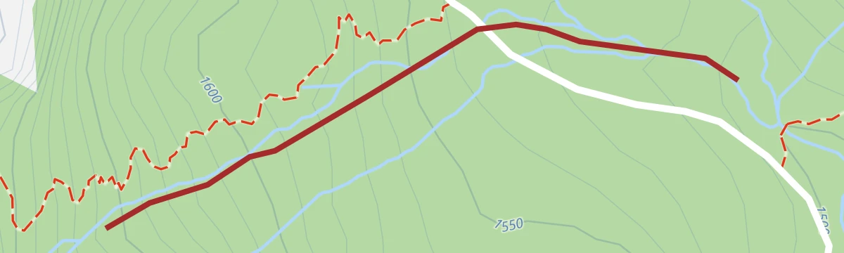 Route map: Rio Val Vendrame B1